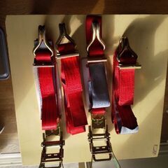 値下げ　２本ラッシングベルト　ベルト荷締機の画像