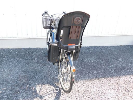 2015 子乗せ仕様 ヤマハ PASナチュラL PA26NL アースブルー 8.7Ah 新品サドル チャイルドシート付 充電僅か50回 車体&バッテリー極めて良好 自574