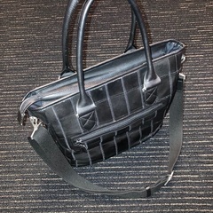 【TRION！】トライオン！パネル レザー！トートバッグ！タテ型！！