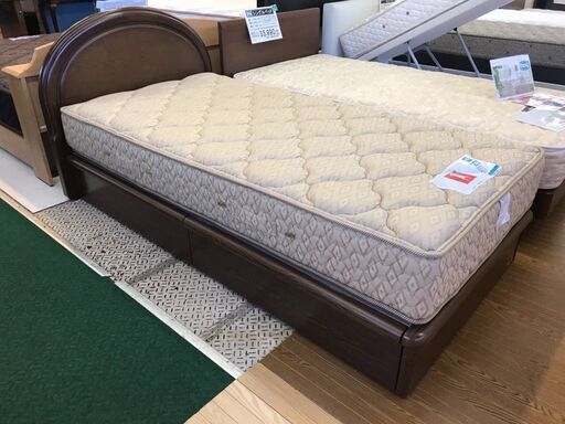 【愛品館八千代店】RoomDECO　かねたや　フランスベッド　シングルベッド