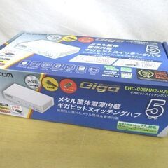 新品未開封 エレコム スイッチングハブ 電源内蔵 メタル筐体 1...