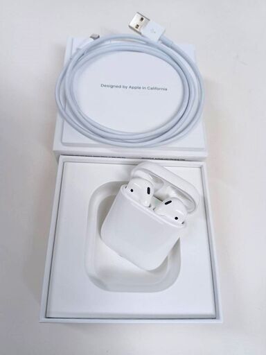 【美品】AirPods MV7N2J/A (A1602) ワイヤレスイヤホン