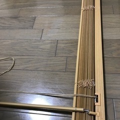 受け取り先様決定【used】ニトリ　ブラインド　木製風　腰高窓２つ分の画像