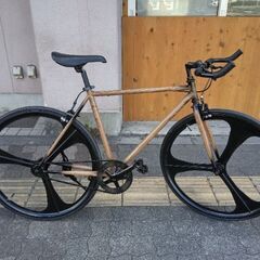 シングルスピードバイク ブラック 700C 700c シングルスピードピストバイク(ブラック)