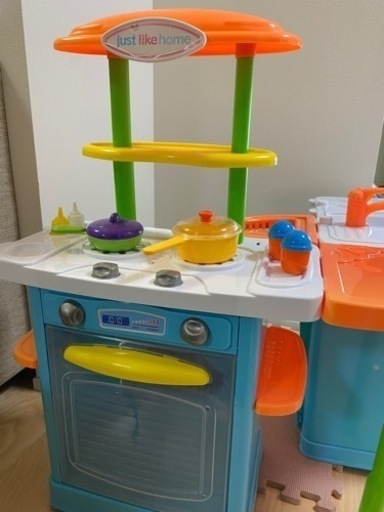 【大幅値下げ】トイザらス　ジャストライクホーム　おままごと　野菜果物調理器具セット