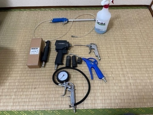 ap(アストロ)サイレントエアコンプレッサー 24l 他インパクト エアラチェット