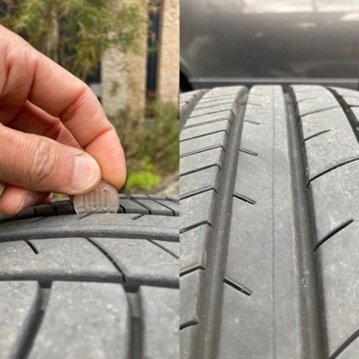 バリ山205/60R/16,5穴,114.3,+50,トヨタ純正,ノア,ヴォクシー,ステップワゴン,セレナ
