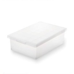 【3個セット】無印良品　ポリプロピレンキャリーボックス・ロック付・大