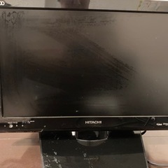 テレビ譲ります HITACH WOOO　L19-K09