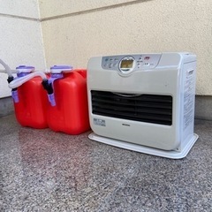 ファンヒーター　石油タンク2個付き　石油ストーブ　CORONA製