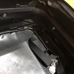 スーツケース＊黒ナイロン＊訳あり＊貰ってくださいの画像