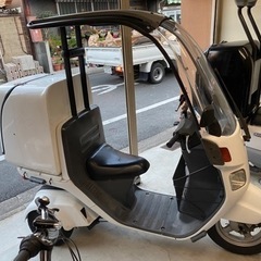お得! リアBOX付! 4スト ジャイロ キャノピー   ミニカー登録の画像