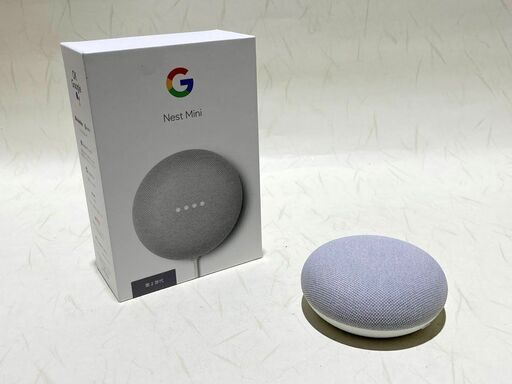 【苫小牧バナナ】Google/グーグル スマートスピーカー Google Nest Mini チョーク GA00638-JP 中古 美品♪