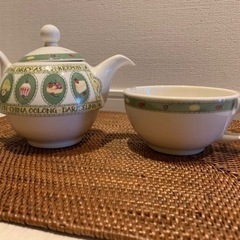 【収納がラク】ティーポット&カップ　2つセット
