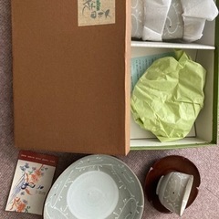 湯呑み　お皿セット