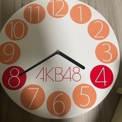 AKB48 壁掛け時計 美品の画像