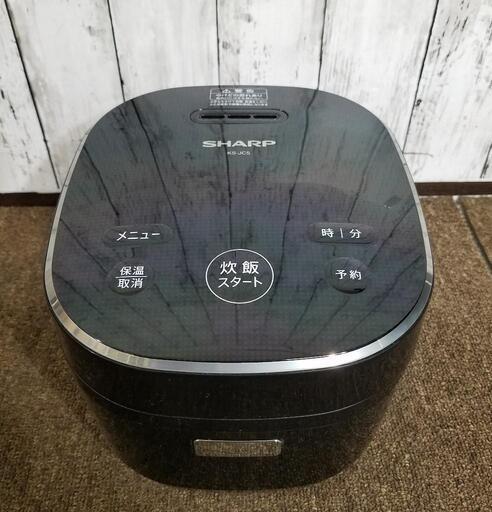 【美品】パン調理機能付　SHARP 3合炊飯器　黒厚釜　球面炊き KS-JC5  2019年製品\n