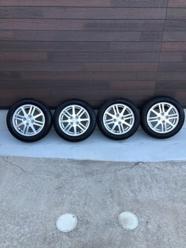 ダイハツタント等純正ホィール付きスタッドレスタイヤ