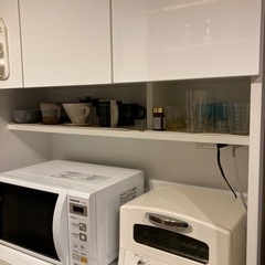 キッチンボード　エトナ105KB WH/SI【ニトリ】の画像