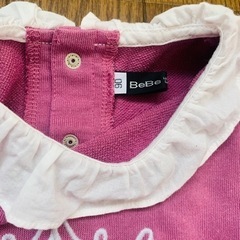 BeBe べべ　トレーナー　スカート　セットの画像