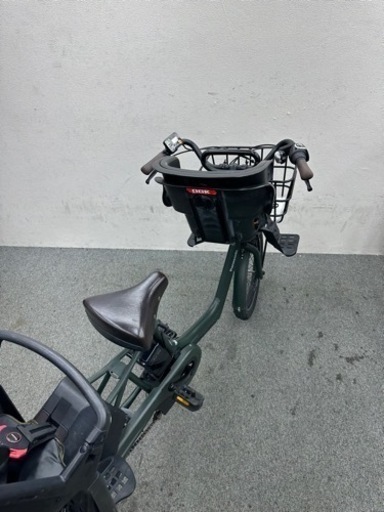 人気な車種　3人乗り対応電動自転車　パナソニックギュットアニーズ　子供乗せシート付き　お買い得品