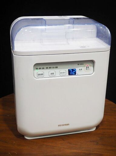 【苫小牧バナナ】IRIS OHYAMA/アイリスオーヤマ SHA-400A-W 空気清浄機付き加湿器 18年製 ホワイト 中古 動作確認済み♪