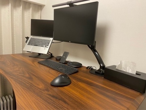 23.8インチ　モニター（本体のみ）とモニターアーム