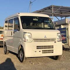 諸費用込!4WD H28 三菱 ミニキャブバン G LPGハイブ...