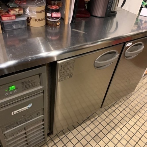 冷蔵、冷凍コールドテーブル2台セット