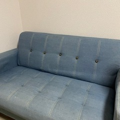 デニム　ソファー2人がけ