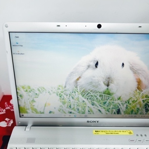 A-32/大人気VAIO/初心者様大歓迎/かわいいノートパソコン