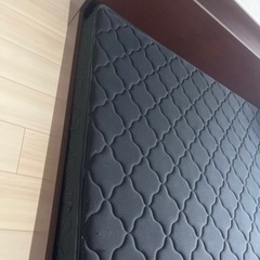 セミダブルベッド　フレームマットレスの画像