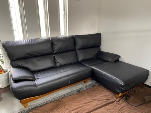 ３人掛けオットマンソファ