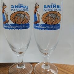 ディズニーグーフィーグラス２個セット　（マクドナルドコラボ商品）