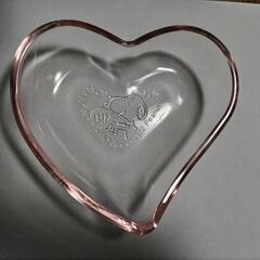 【お値下げしました】スヌーピーハート♡ディッシュ 　ピンク＆ブルー２枚セットの画像
