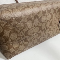 【極美品】COACH シグネチャートート　キャンバス　リバーシブルの画像