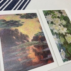 ポストカード 2枚 クロード・モネ 《睡蓮》《白いクレマチス》絵葉書の画像