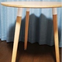 北欧風丸テーブル 直径60cm [明日まで無料！]