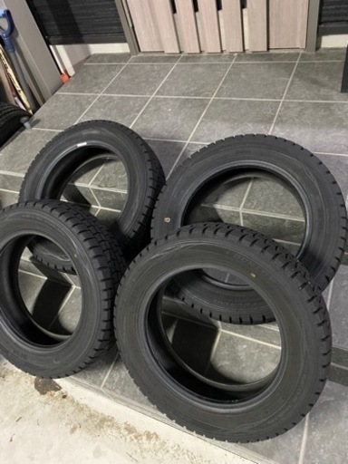 155-65-14 スタッドレス　バリ山　約8〜9分