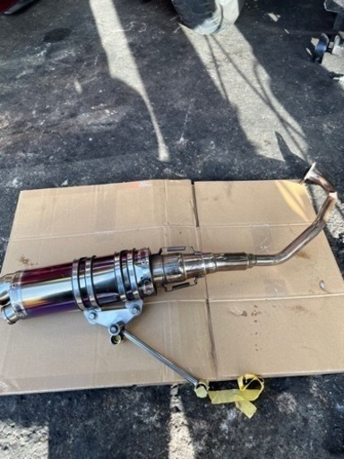 PCX JK-05 マフラー　朝倉商事　DDRタイプマフラー　DHTYPE チタン