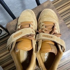 adidas アディダス　フォーラム スニーカーウィートカラー　90s 27.5 レアの画像