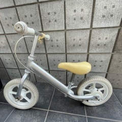 キッズバイク　シルバー
