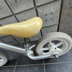 キッズバイク　シルバーの画像