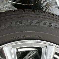 【保管程度美品】[配達無料]アルミホイール＆スタッドレスタイヤ　4本セット　215/60/17　2015年製  ダンロップ　SDX-2の画像