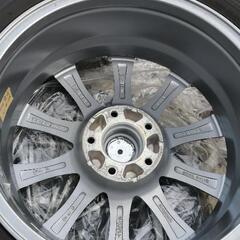 【保管程度美品】[配達無料]アルミホイール＆スタッドレスタイヤ　4本セット　215/60/17　2015年製  ダンロップ　SDX-2の画像