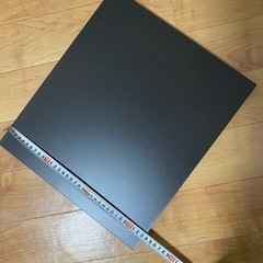 IKEA KALLAXダークブラウン棚板　約39cm×約33cmの画像