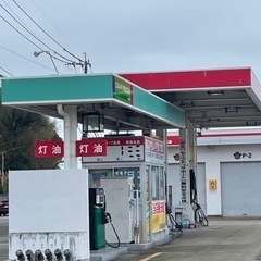 ガソリンスタンドでの接客販売の画像