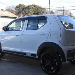 ★H29・アルトL・2インチリフトアップ・15インチブロックタイヤ・オーバーフェンダー・49000km・2WD・AT★の画像