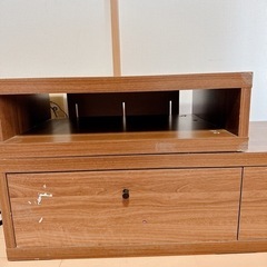 テレビ台　テレビボード　お掃除ロボ収納の画像