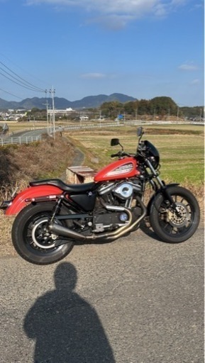 ハーレー　XL883R   リジットマウント　キャブ　ボアアップ